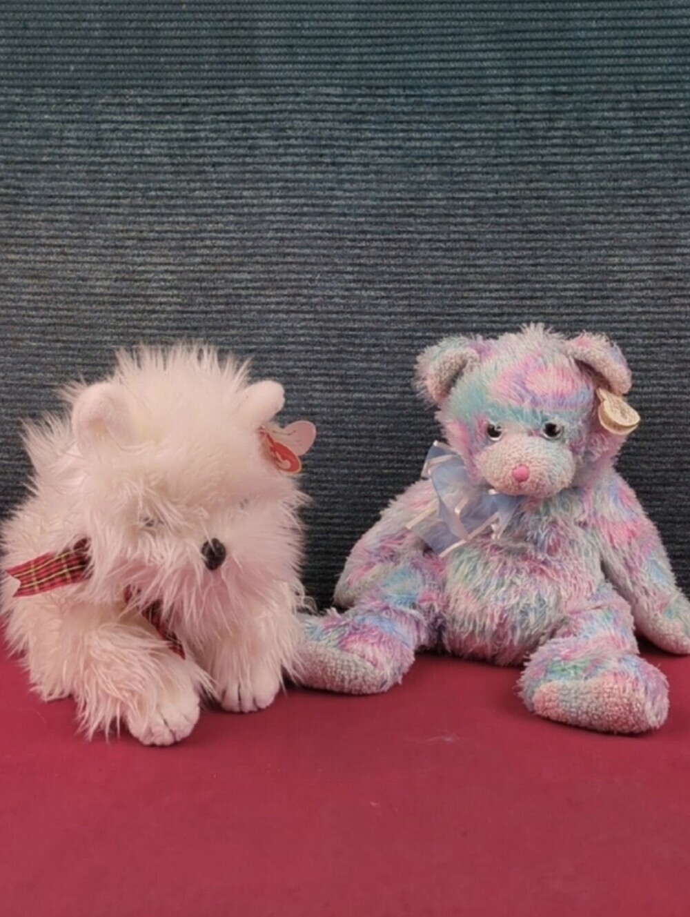 Two Large Ty Classic Plush Babies, MacDougal And Fresco, With ID Tags